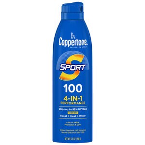 Coppertone SPORT Continuous Sunscreen Spray Broad Spectrum, 5.5 OZ