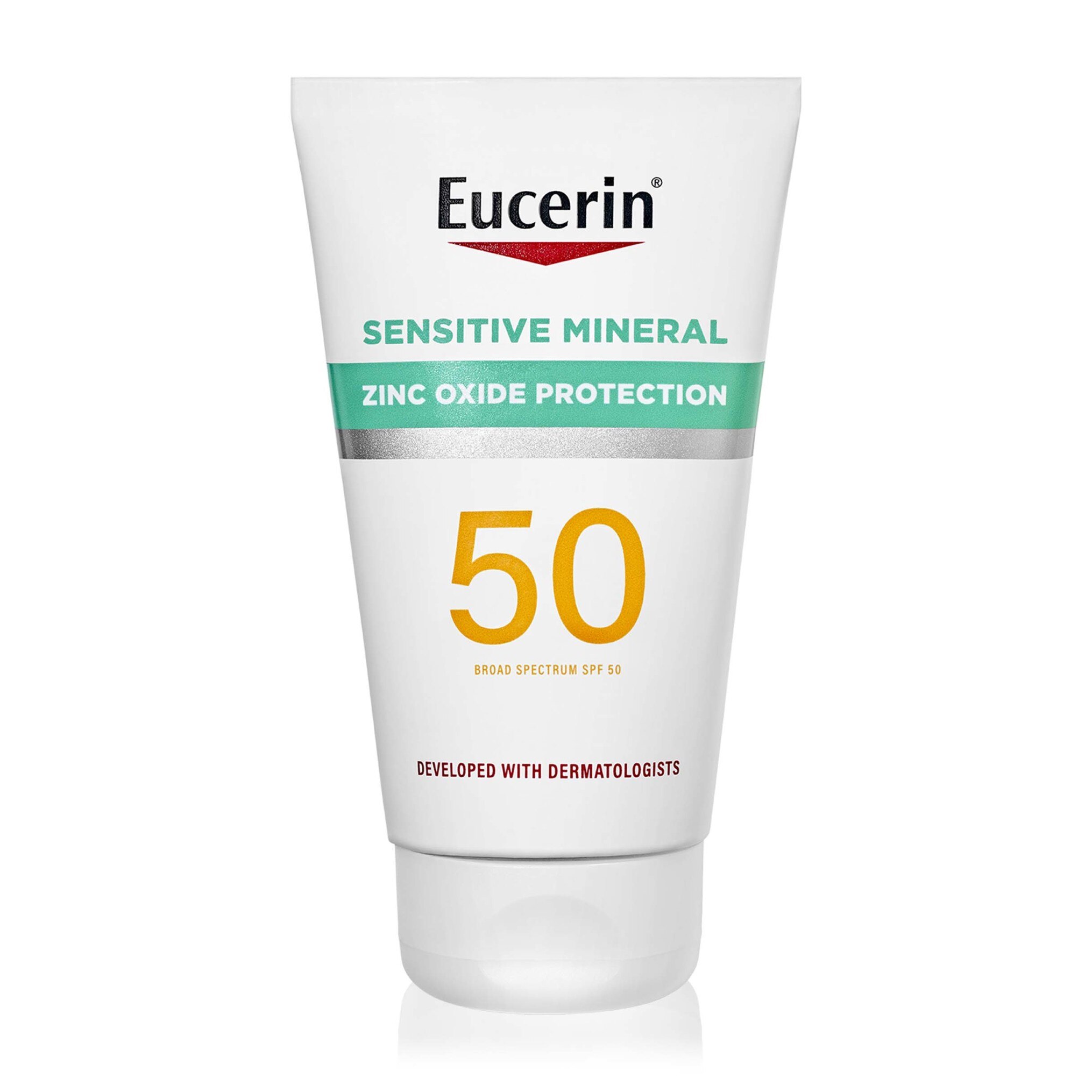 Eucerin Sun Sensitive Mineral Sunscreen Lotion SPF 50, 4 Fl Oz Tube, 4 Fl Oz