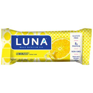 LUNA Lemonzest Whole Nutrition Bar, 1.69 oz