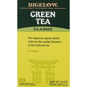 Bigelow Green Tea Classic Tea, 20 ct, 0.91 oz