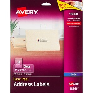 Avery Labels Address Clear 8660