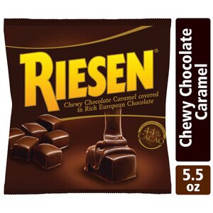 Riesen Chocolate Covered Chewy Caramel Candy, 5.5 oz