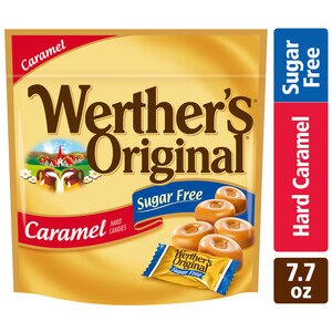 Werther's Sugar Free Original Hard Caramel Candies, 7.7 oz