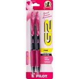 Pilot G2 Rubber Grip Gel Rolling Ball Retractable Pens Fine Point Black Ink, thumbnail image 1 of 2