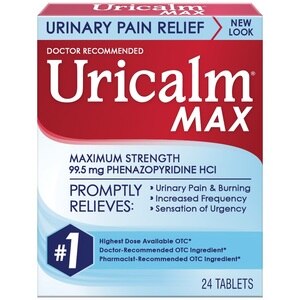 Uricalm Maximum Strength Urinary Pain Relief Tablets, 24 CT