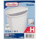 Sterilite StepOn Garbage Can, 11 Gallons, thumbnail image 3 of 3
