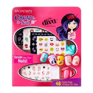 KISS Broadway Little Diva Create-a-Nail Art Kit