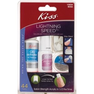 Kiss Lightning Speed Salon Dip Powder Manicure Kit