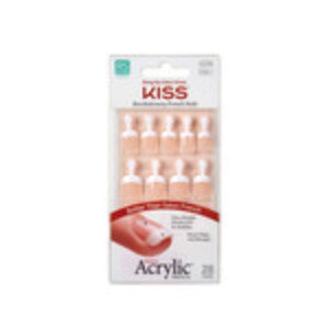 Kiss Salon Acrylic French, 1 Pack, 28CT