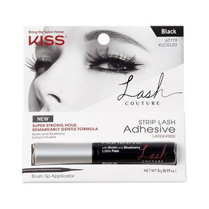 KISS Lash Couture Adhesive, Black- Brush-on