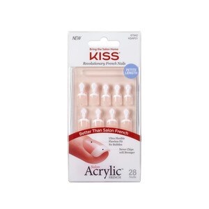 Kiss Salon Acrylic French, 1 Pack, 28CT