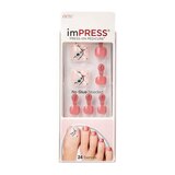 KISS imPRESS Press-on Pedicure, thumbnail image 1 of 2