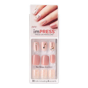 KISS imPRESS Press-on Manicure, 30CT, Brilliant