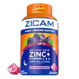 Zicam Sleep + Immune Support Gummies, Blackberry Lavender, 70 CT, thumbnail image 1 of 5