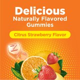 Zicam Daily Immune Support Gummies, Zinc + Vitamins C & D, Citrus Strawberry Flavor, 70 CT, thumbnail image 4 of 5