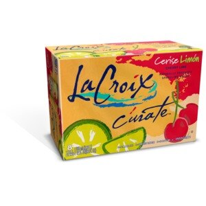 La Croix Curate Cherry Lime Sparkling Water, 8 ct, 12 oz