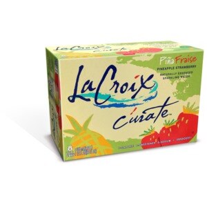 LaCroix Curate Pineapple Strawberry Sparkling Water, 8 ct, 12 oz