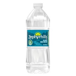 Zephyrhills 100% Natural Spring Water Plastic Bottle 20 OZ