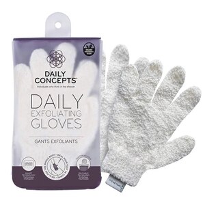 Daily Concepts Daily Exfoliating Gloves, Biodegradable, 2 CT