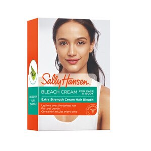 Sally Hansen Cream Hair Bleach for Face & Body, Extra Strength