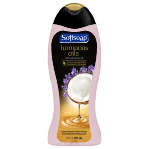 Softsoap Moisturizing Body Wash, Luminous Oils Coconut Oil & Lavender, 20 OZ