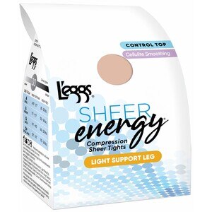 L'eggs Sheer Vitality Benefits Pantyhose Anti-Cellulite Control Top Sheer Toe