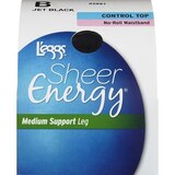 L'eggs Sheer Energy Medium Support Control Top Pantyhose, thumbnail image 1 of 5