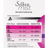 L'eggs Silken Mist Ultra Sheer Leg with Control Top, 2 CT, Size Q+, thumbnail image 2 of 4