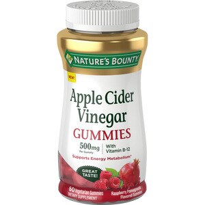 Nature's Bounty Apple Cider Vinegar 500mg Gummies, 60 CT