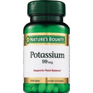 Nature's Bounty Potassium 99mg Caplets, 100CT