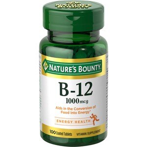 Nature's Bounty Vitamin B-12 Tablets 1000mcg, 100CT
