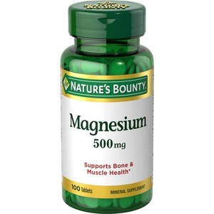 Nature's Bounty Magnesium Tablets 500mg
