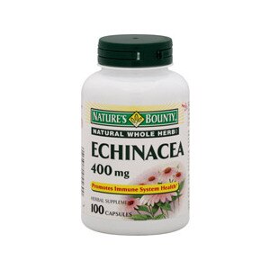 Nature's Bounty Natural Whole Herb Echinacea Capsules 400mg, 100CT