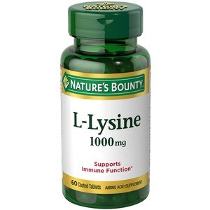 Nature's Bounty L-Lysine Tablets 1000mg, 60CT