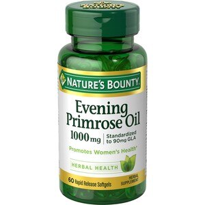 Nature's Bounty Evening Primrose Oil Softgels 1000mg, 60 CT
