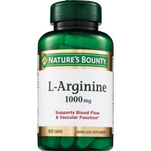 Nature's Bounty L-Arginine Amino Acid Tablets, 50 CT