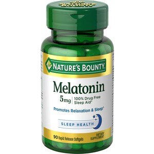 Nature's Bounty Melatonin Softgels 5mg, 60CT