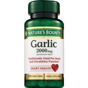Nature's Bounty Garlic Tablets 2000mg, 120CT