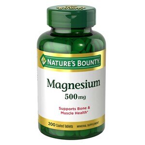 Nature's Bounty Magnesium Tablets 500mg