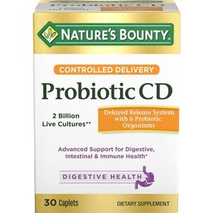 Nature's Bounty Controlled Delivery Probiotic CD Caplets, 30CT