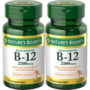 Nature's Bounty B12 Twin Pack, 80 CT