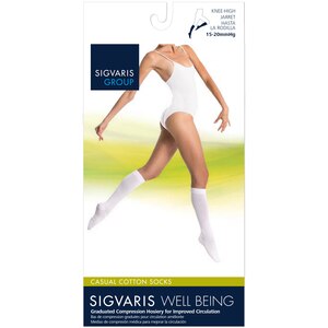 SIGVARIS Casual Cotton Compression Socks for Women