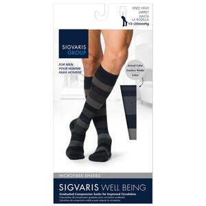 SIGVARIS Microfiber Shades Compression Socks for Men