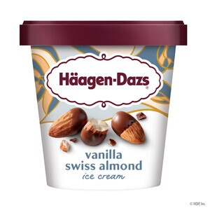 Haagen-Dazs Vanilla Swiss Almond Ice Cream, 14oz