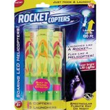 Rocket Copters Kids LED Slingshot Helicopter Toy, thumbnail image 1 of 1