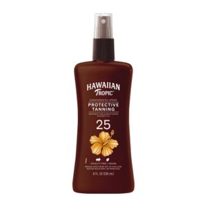 Hawaiian Tropic Island Tanning SPF 25 Dry Oil Spray, 8 OZ