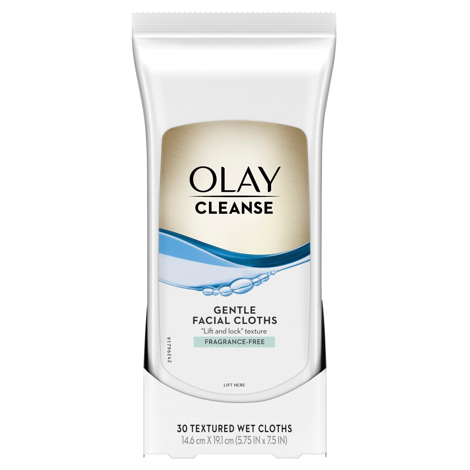 Olay Cleanse Gentle Facial Cloths, Fragrance Free, 30CT