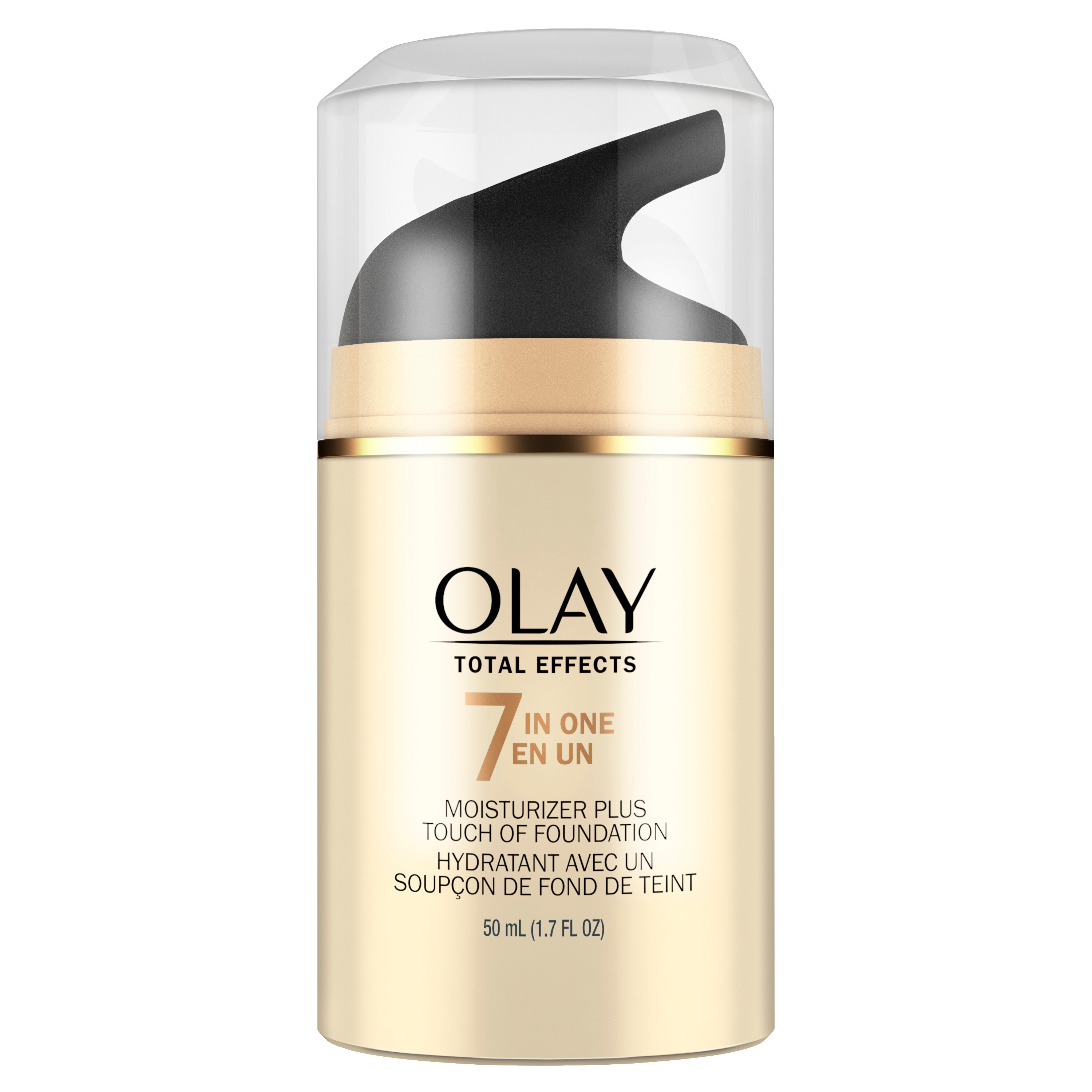 Olay CC Cream Total Effects Daily Moisturizer Plus Touch of Foundation, 1.7 OZ
