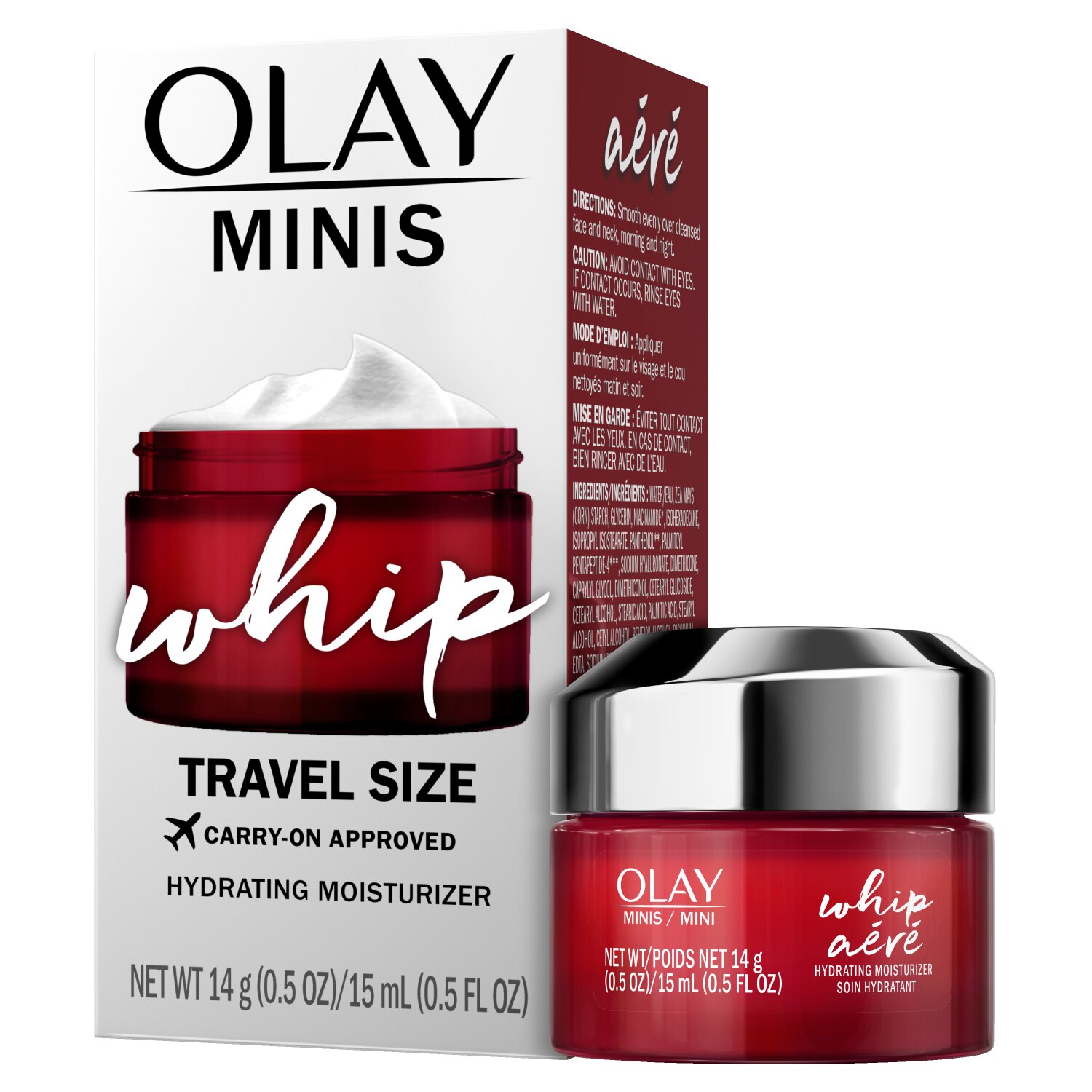 Olay Regenerist Whip Hydrating Moisturizer, Trial Size