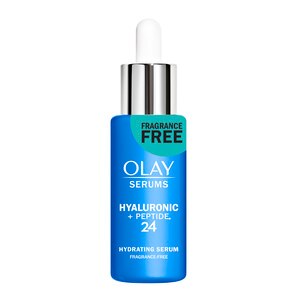 Olay Hyaluronic + Peptide 24 Serum, Fragrance-Free, 1.3 OZ